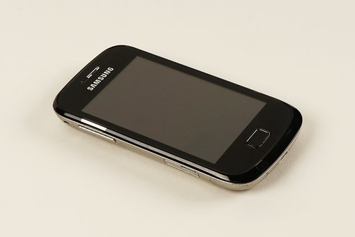 Zwarte-smartphone-van-Samsung