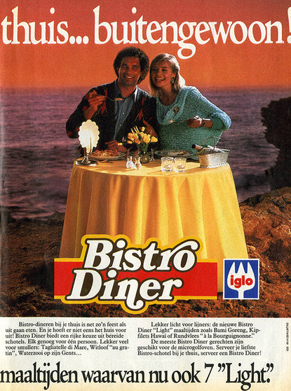 Reclame-voor-kant-en-klaar-maaltijden-Bistro-Diner-Iglo