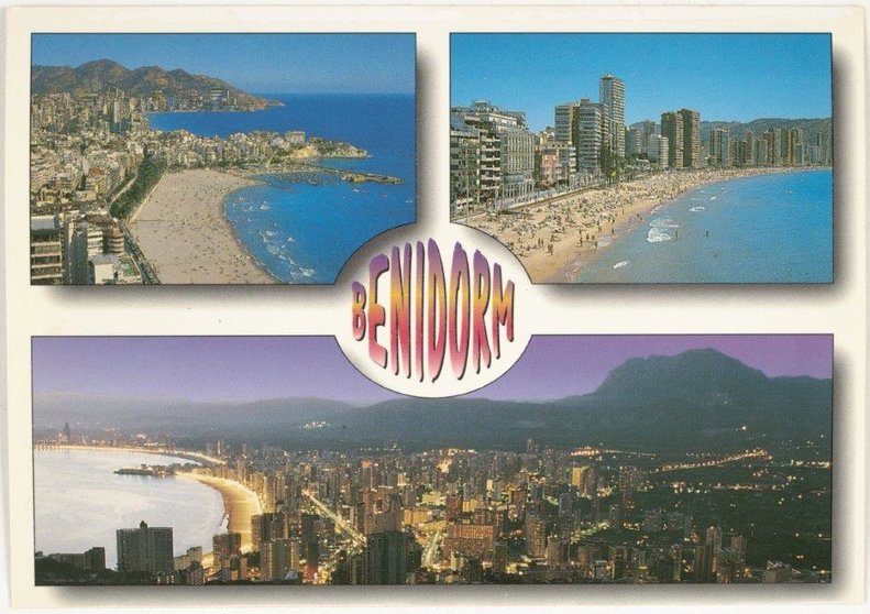 Postkaart-Benidorm