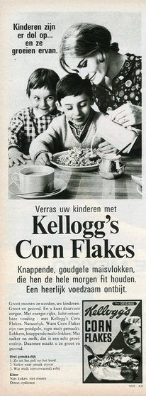 Reclame-voor-ontbijtgranen-Kellogg-s-Corn-Flakes