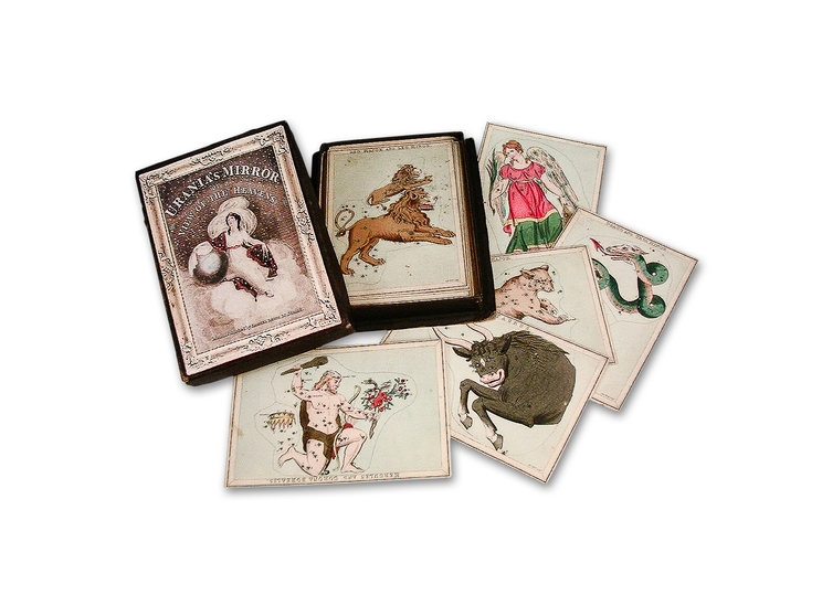 Set-van-astronomische-sterrenkaarten-Urania-s-Mirror-A-View-of-the-Heavens-1e-helft-19e-eeuw-Privecollectie-Bollaert